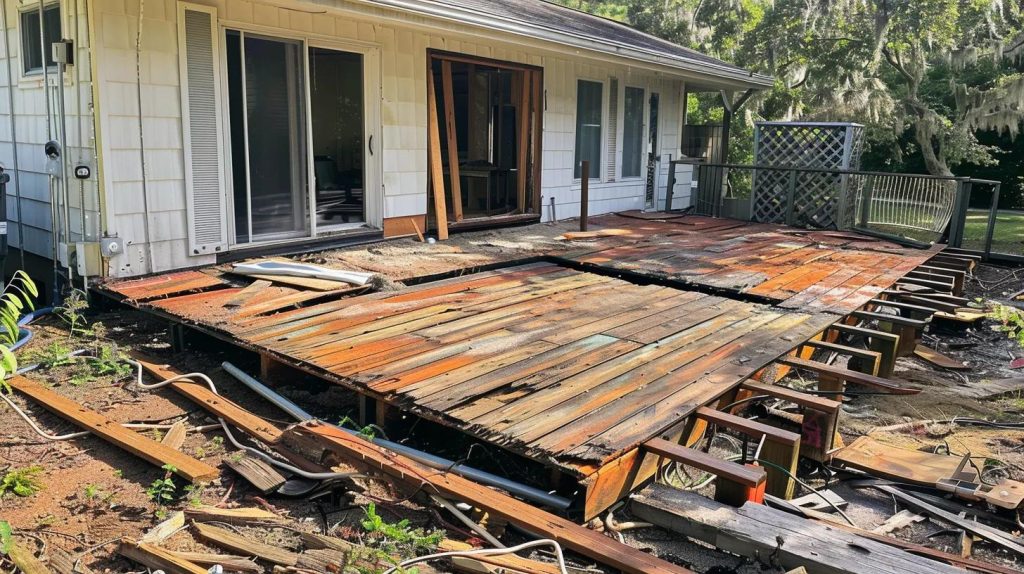 deck replacement, deck repair